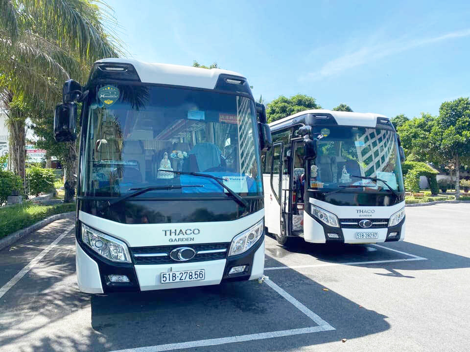 thuê xe 29 chỗ đi cái bè