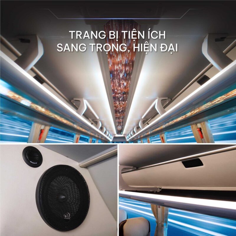 thaco 45 chỗ nội thất