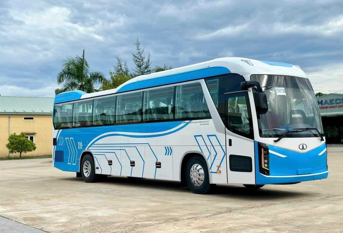xe kia granbird haeco ghế ngồi