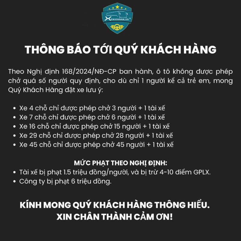 xe 45 chỗ chở được tối đa bao nhiêu người