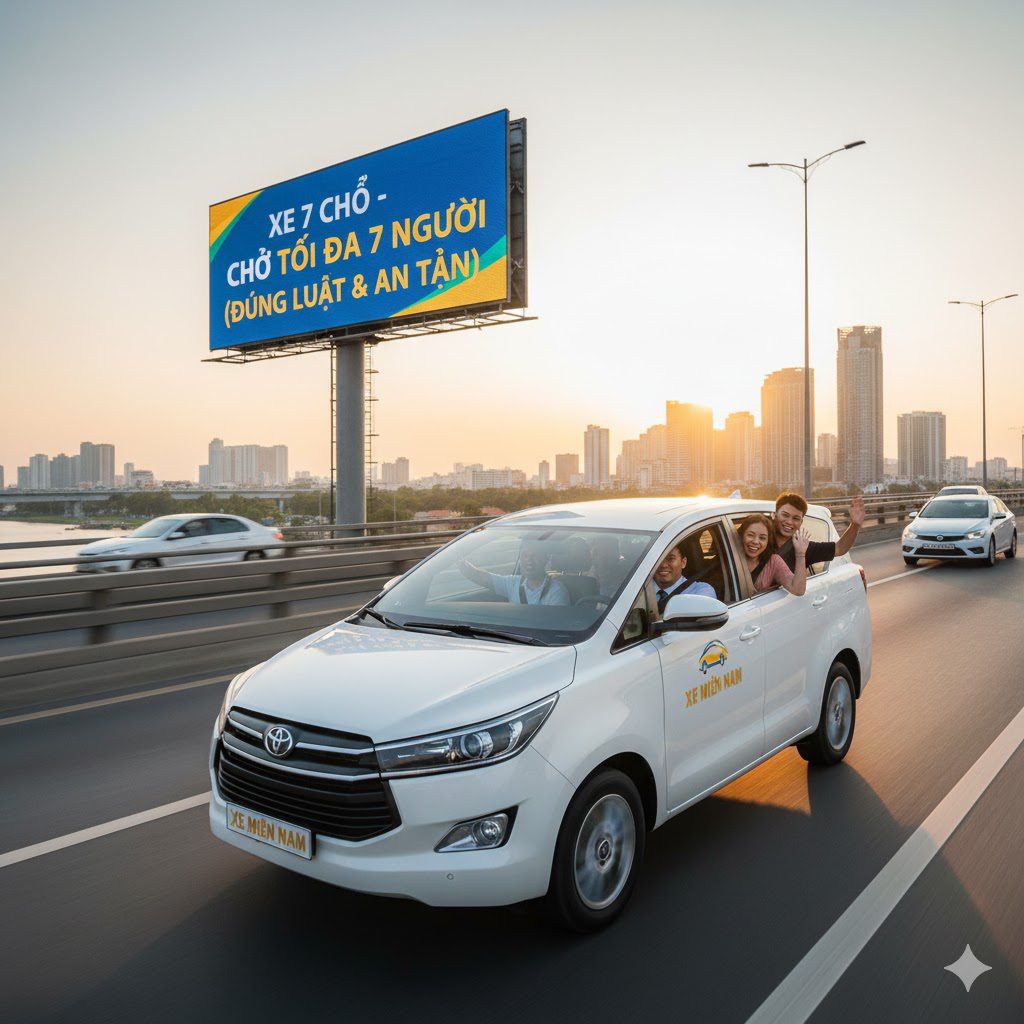 Xe 7 chỗ có tính trẻ em không